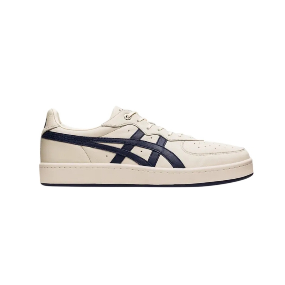ASICS Men's Cream and Black Sneakers